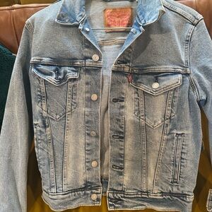 Levi's Classic Blue Denim with Tan Label